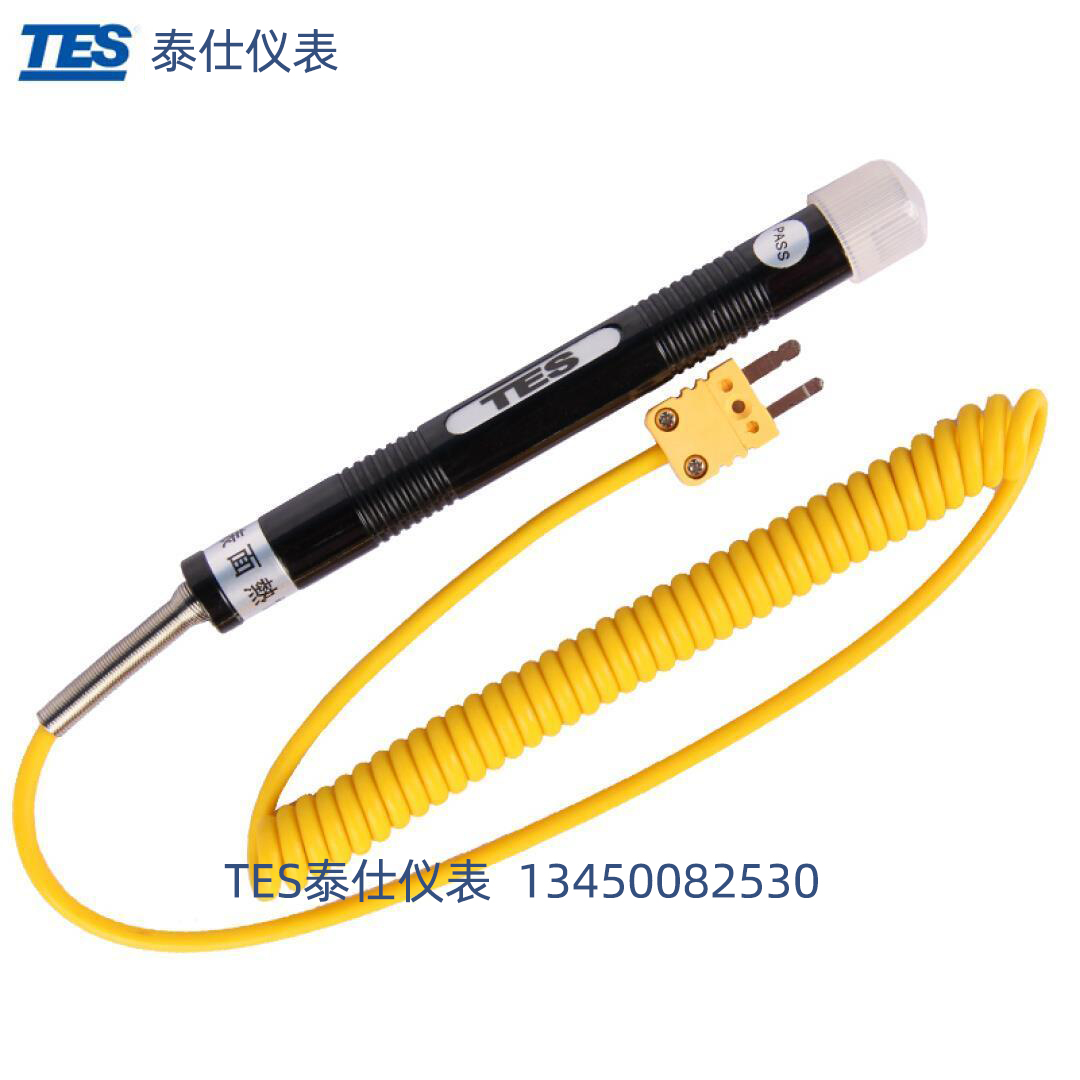 Taiwan TES] TPK03 Surface K-type thermocouple TPK-03 Surface monitor Temperature measuring rod Temperature monitor
