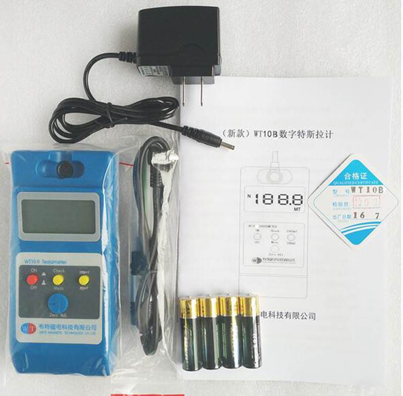 WT10B weak magnetic base type high scooters digital high scooters ultra high precision 0 01MT Tesla meter