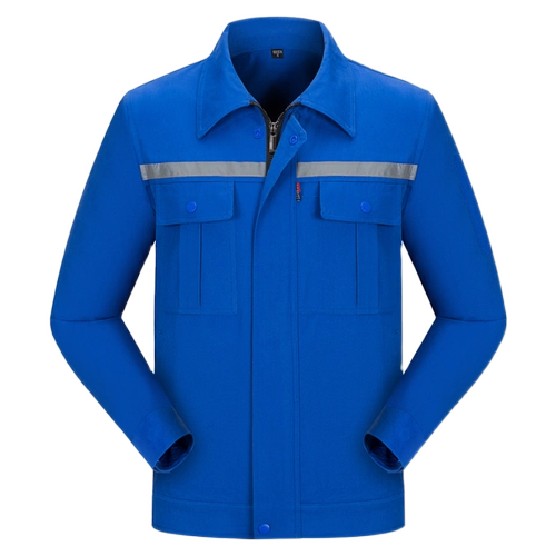 Хлопковый демисезонный светоотражающий износостойкий лонгслив подходит для мужчин и женщин, комбинезон, увеличенная толщина, делается под заказ, свободный крой