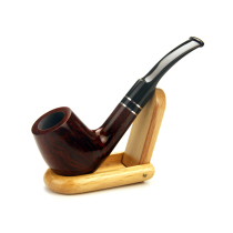 Domestic bamboo folding travel portable single pipe pipe rack suitable for all types of conventional pipes