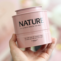 Stacked tin plate tinplate portable pen tip Handbook storage tank sealed tea food dried fruit storage tank