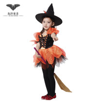 Up for Halloween Halloween Cosplay costume magic little witch outfit to serve Halloween children witch costumes