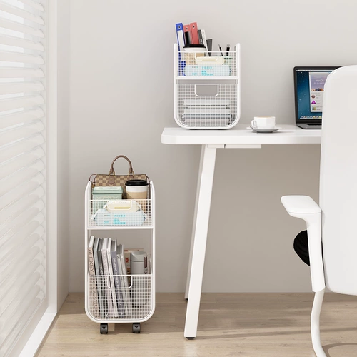 Настольная книжная полка, простой книжный шкаф, система хранения, тележка