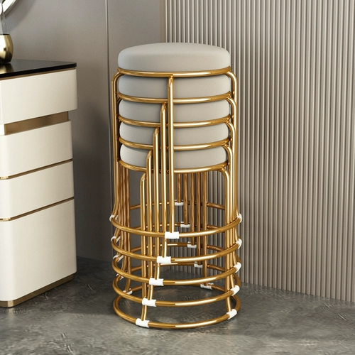 Легкий роскошный маленький стул для маленького стула может сложить круглую стул сети красный обеденный стол