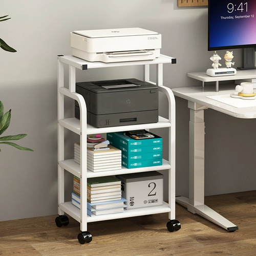 Стойка для принтера напольная офисная многослойная мобильная система хранения утюг шкаф для рабочей станции компьютерный кронштейн
