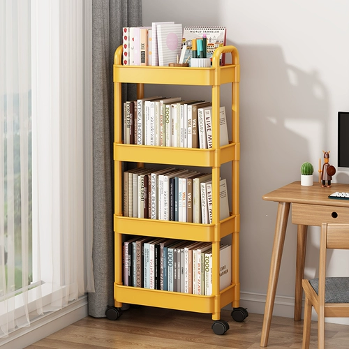 Тележка для домашнего использования, многослойная система хранения, книжная полка для фруктов и овощей