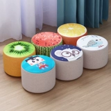 Небольшой стул домашнее ленивое кресло, обувь, стул, круглый стул, табурет для взрослых, низкий стул, сеть красная креативная скамья