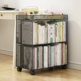 Книжные книжные полки могут перемещаться с роторно -хранением