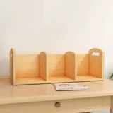 Маленькая книжная полка из цельного дерева, офисный стол, кабинет, простая подставка для книг, настольная стойка для хранения, эркер, стол, стеллаж для хранения книг