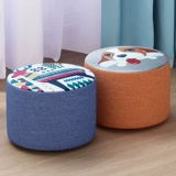 Небольшой стул домашнее ленивое кресло, обувь, стул, круглый стул, табурет для взрослых, низкий стул, сеть красная креативная скамья