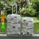 Cá nhân vali sinh viên đại học phiên bản Hàn Quốc của vali graffiti nam 24 inch trường hợp xe đẩy nữ dễ thương nhỏ mật khẩu tươi vali mr vui