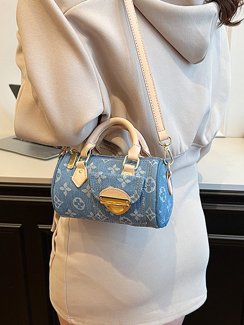 Denim Handbag for Women 2026 New Trendy Summer High-End Versatile Shoulder Crossbody Bag Stylish Pillow Bag