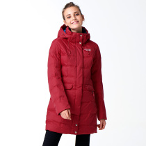 Running River Running Lady Mid-Length Ski Suit Outdoor Sports Cotton Clothing Warm-to-cap Winter L4950