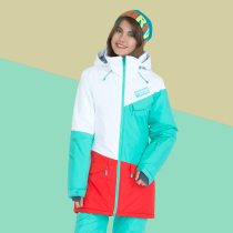 Runningriver rushing women outdoor mountaineering ski suit winter warm windproof cotton jacket A6042