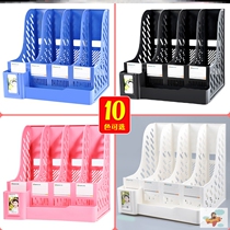 The desktop office on the small desk of the county furniture bookshelf is stored in the small desk.