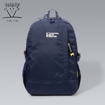 Filall Dall mens double shoulder bag Han version trending backpack large capacity computer bag Leisure travel bag student school bag