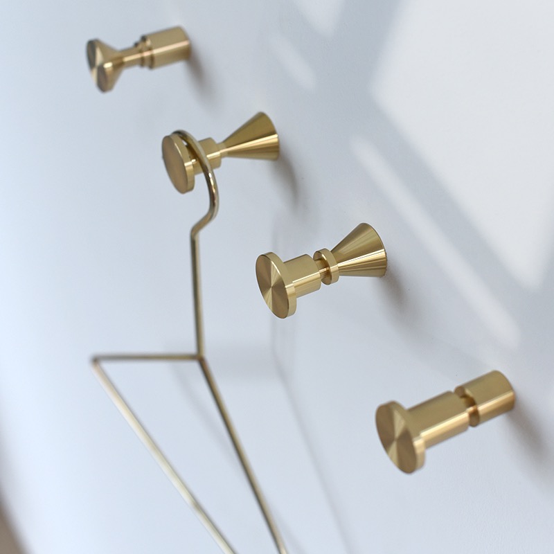 CHONG Chong Brass decorative hook Wall wall wall wall wall entrance door hook Coat hook Nordic