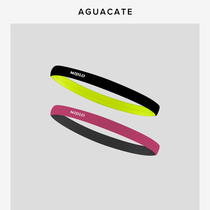  AGUACATE sports hair band headband mens and womens hair band sweat-proof running yoga fitness sweat-inducing antiperspirant and sweat-absorbing