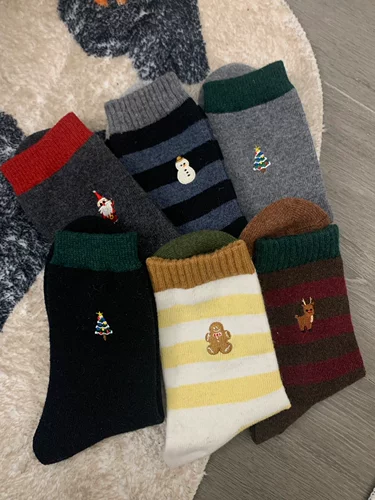 Эта пара пряничного мужчины Wool WA милая!Это Рождество ~ Это приходит, чтобы надеть атмосферу ~ Супер теплый