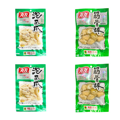 有友泡椒凤爪70g*2袋+筋骨棒95g*2袋