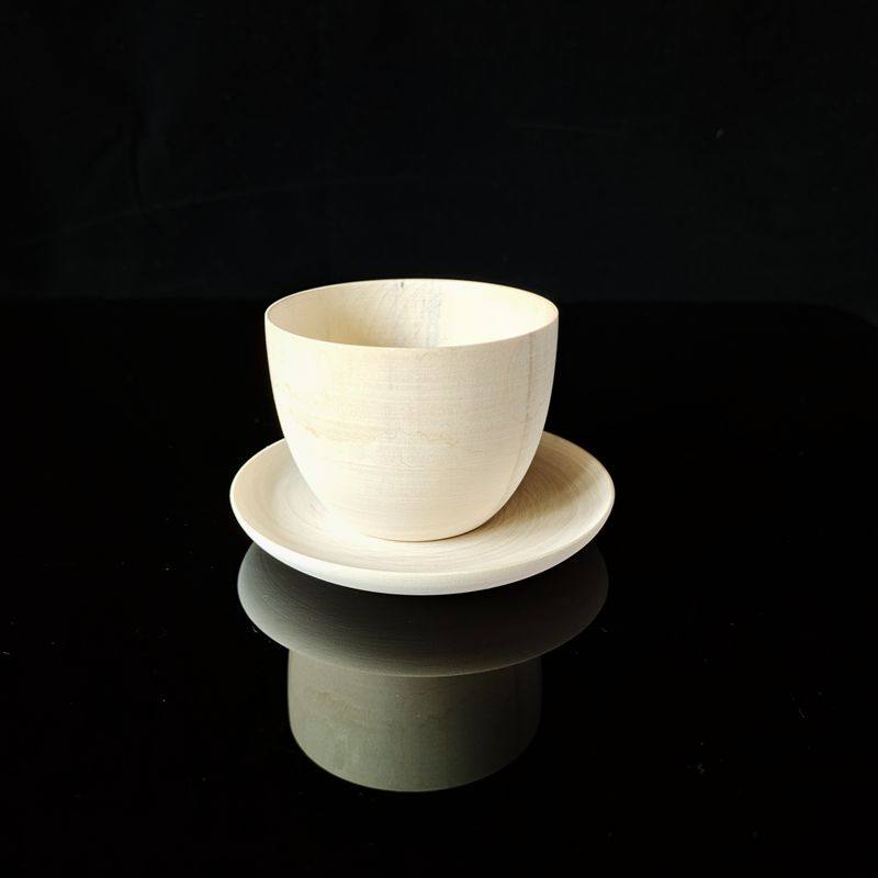 Large lacquer wood tire lacquer ware wood embryo lacquer art material lacquer painting national paint DIY hand-painted prime tire basswood white embryo custom teacup