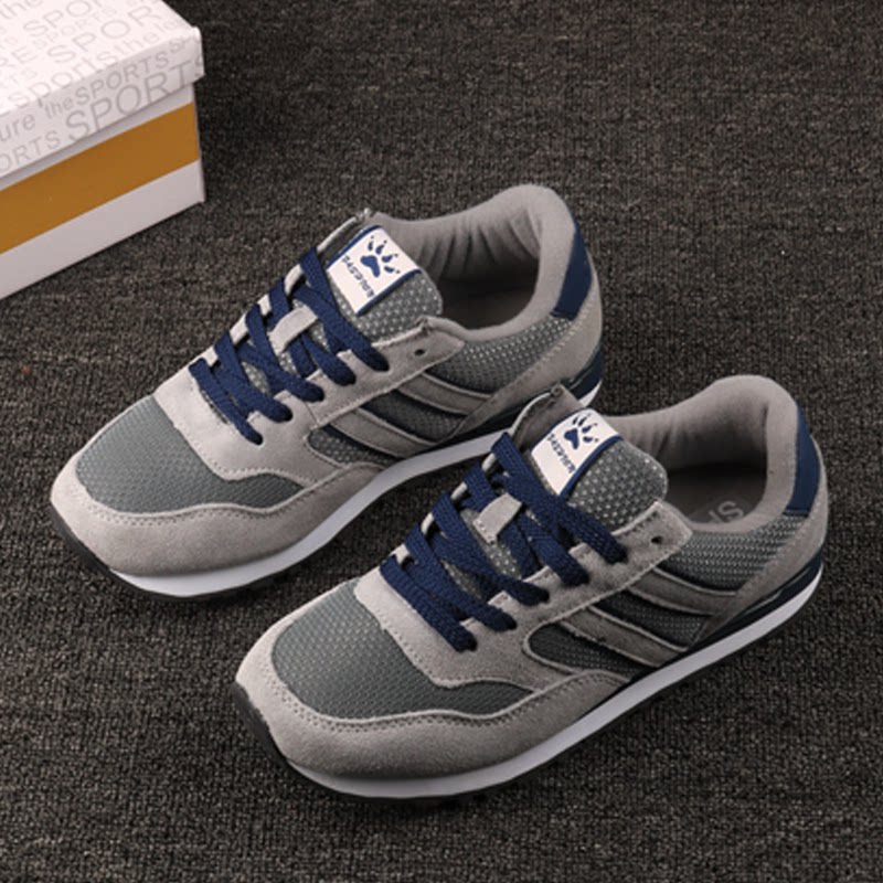 Men's shoes factory tail single autumn and winter new trend non-slip shock absorption forrest shoes retro casual sports jogging shoes