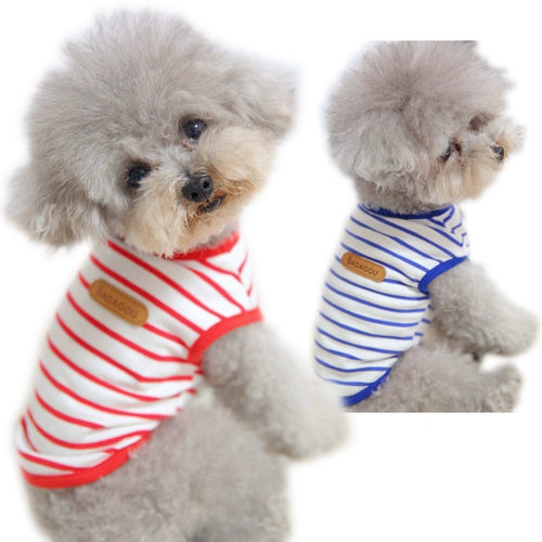 ПЭТ Баррин Сельдерея Снежный щенок щенка собака собака собака для собак весна и летний весенний фестиваль Осенний полосатый полосатый жилет