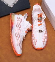 2020 Summer new wasabi genuine leather mesh surface breathable canvas Coconut Male Korean Version 100 Hitch Casual Sneakers