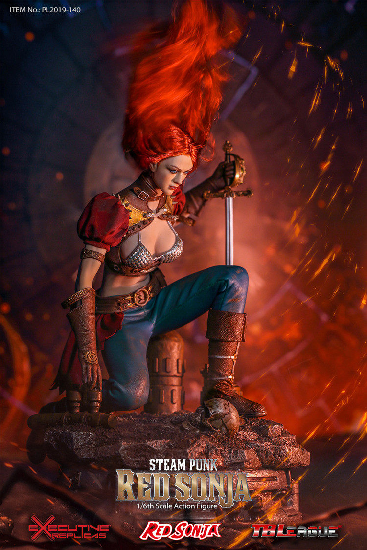 レッドソニア TBLeague PL2019-140 1/6 Steam Punk Red Sonja Action Figure Toys