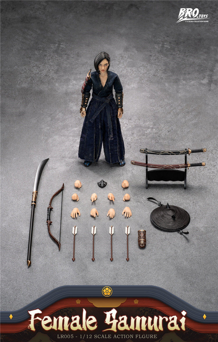 Female Samurai BROTOYS 1/12 Scale Warrior Action Figure Collection