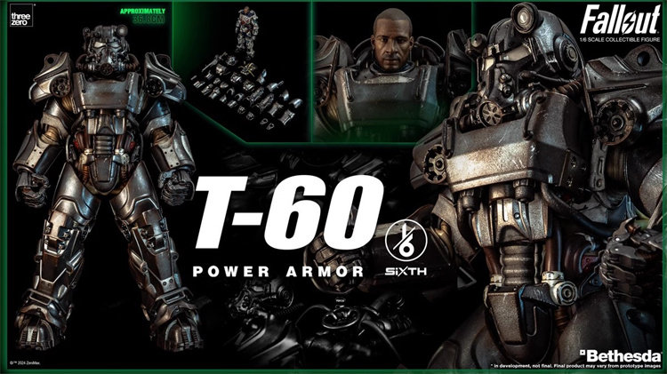 Threezero Fallout76 T-60 Power Armor 1/6 Action Figure Model