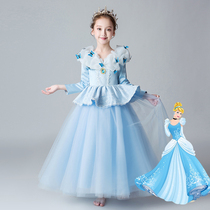  Cinderella Princess dress Childrens Frozen performance costume Girls stage costume Aisha dress Aisha skirt