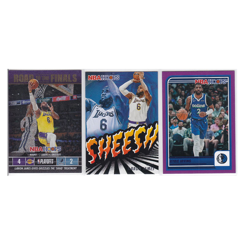 Star Player Card Lebron James Special Card Irving Purple Panini 23-24 Hoops Star Player Card Lebron James Special Card Irving Purple Panini 23-24 Hoops