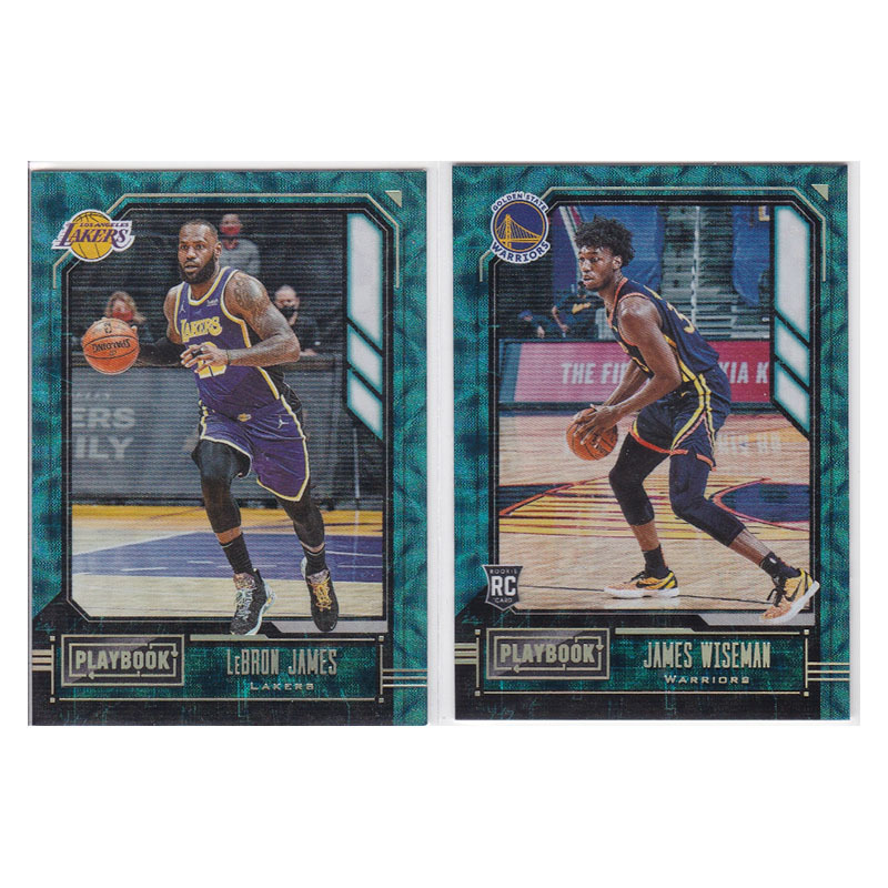 Star Card Lebron James Wiseman Refractor Panini 20-21 Playbook Star Card Lebron James Wiseman Refractor Panini 20-21 Playbook