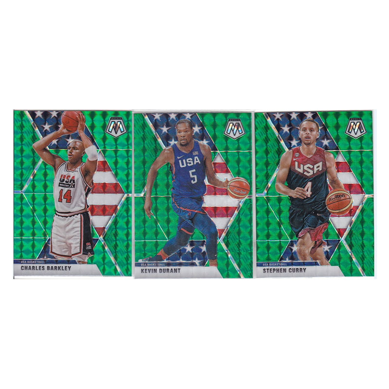 Star Card Barkley Durant Stephen Curry Usa Dream Team Green Foil Panini 19-20 Mosaic