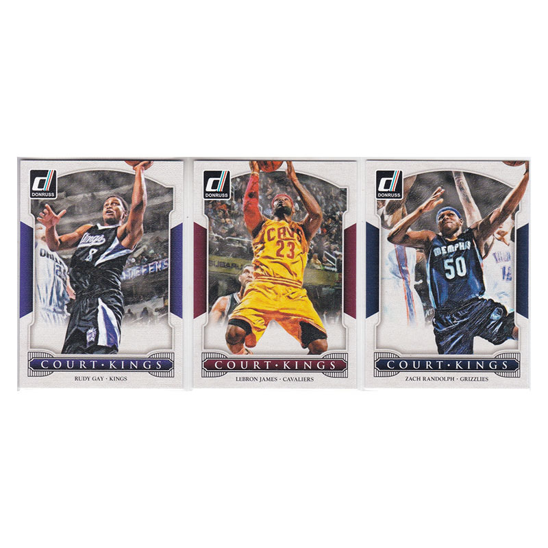 Star Player Cards: Gay, Lebron James, Randolph, Panini 14-15 Donruss Special Cards