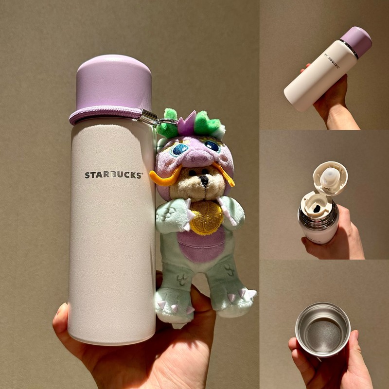 2024 Starbucks Cute Dragon Series 575ml Simple Travel Mug with Bear Store Manager Pendant Insulated Water Cup 2024 Starbucks Cute Dragon Series 575ml Simple Travel Mug with Bear Store Manager Pendant Insulated Water Cup