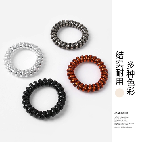 Маленький телефон, черная резинка, аксессуар для волос, в корейском стиле, Южная Корея, простой и элегантный дизайн