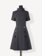 French-Style Gray Dress for Women, Summer 2026 New Model, High-End, Petite, Elegant, Vintage Dress