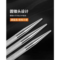 Truck crowbar rope tightener afterburner bar car crowbar tool special steel flat head crowbar tire lever 600mm