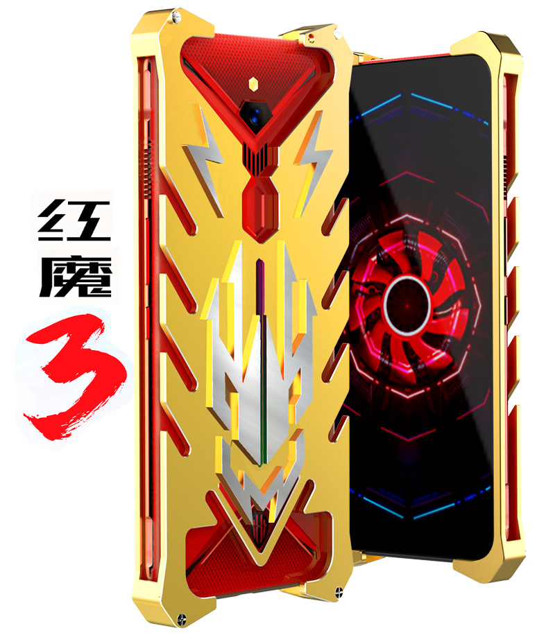 SIMON New THOR II Aviation Aluminum Alloy Shockproof Armor Metal Case Cover for nubia Red Magic 3