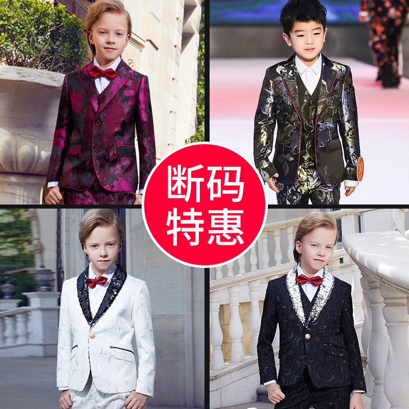 (Broken Code Special) Boys dress suit shows children's suit dress handsome walking dress