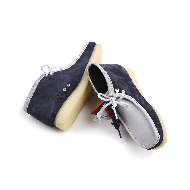 [#HPT#Clarks Originals Wallabee Boot VCY撞色反毛皮休闲袋鼠鞋]