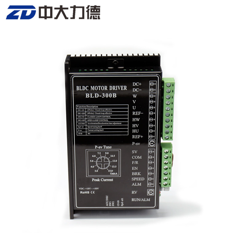 BD15L Brushless DC Motor Driver 24V 36V 48V 25-400WRS232 Communication PWM Controller