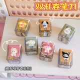 Детская маленькая точилка для карандашей для раннего возраста, треугольный нож, подарок на день рождения