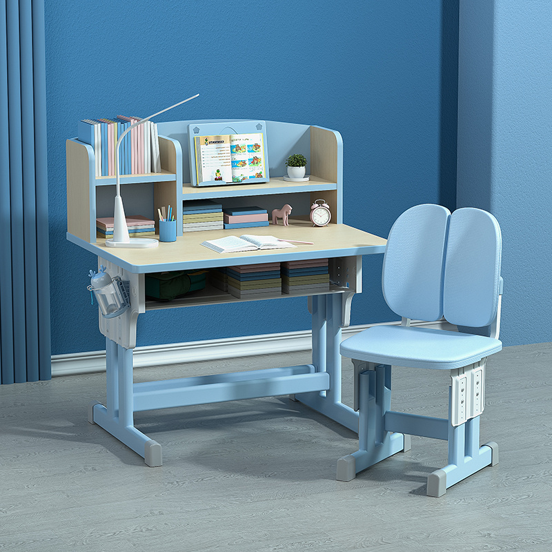 Children's study desk chair Home desk Sub-lift desk Desk Students Suit class chairs and chairs for boys and girls