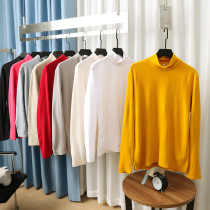 Only 19 9 Fit Men Half Turtleneck Fleece Long Sleeve Thickened base shirt Top Tide 2698