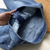 Демисезонные джинсовые джинсы для отдыха, свободный прямой крой