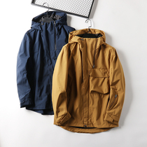 Light luxury offline 3000 + M65 style outdoor function male windproof waterproof hooded charge jacket tide 7236