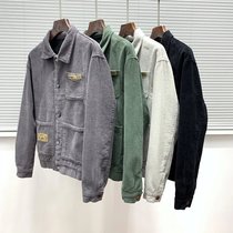 Special clearance corduroy fabric ~ Men autumn and winter long sleeve shirt shirt coat 7199